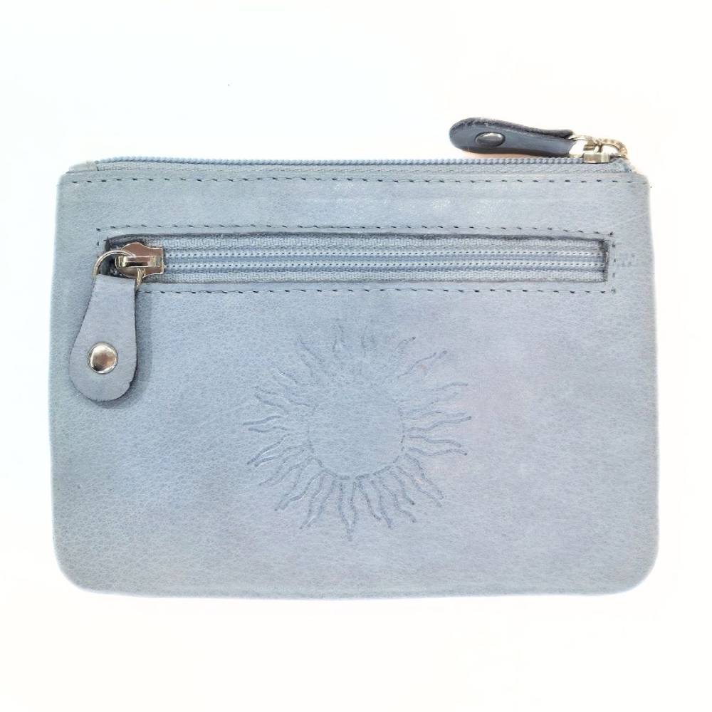 Moomintroll Leather Coin Wallet Blue - Image 2