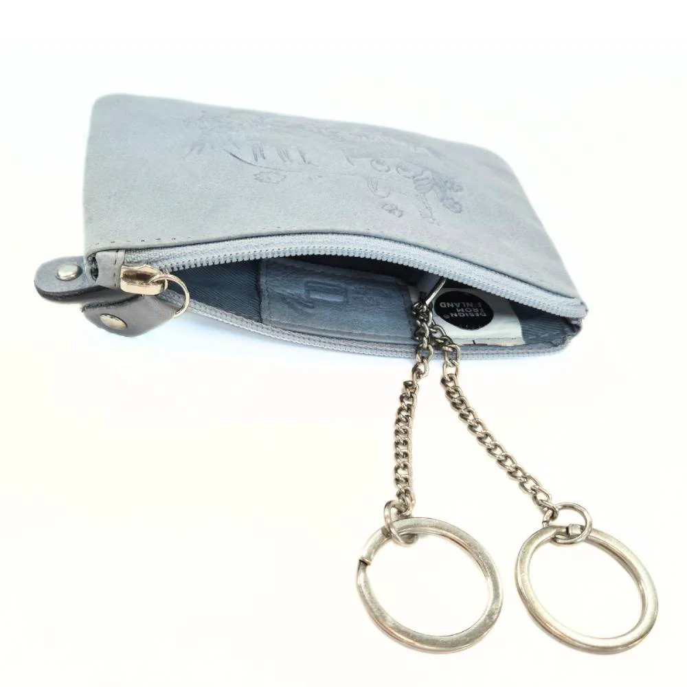 Moomintroll Leather Coin Wallet Blue - Image 5
