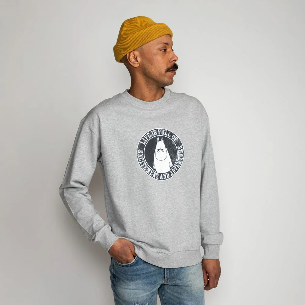 Moomintroll Life Sweatshirt Grey