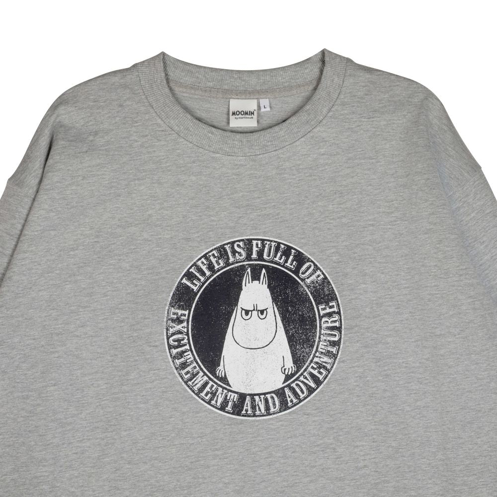 Moomintroll Life Sweatshirt Grey - Image 3
