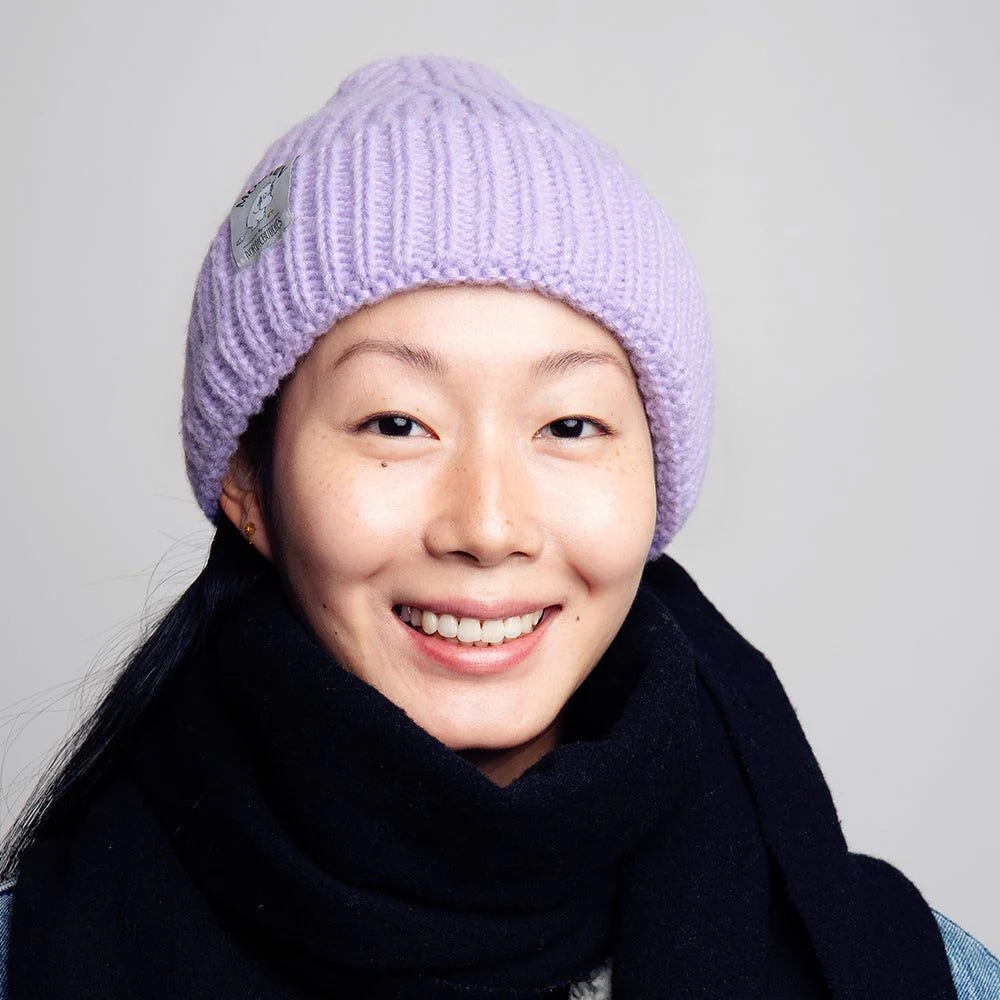 Moomintroll Lilac Thick Winter Beanie - Image 4