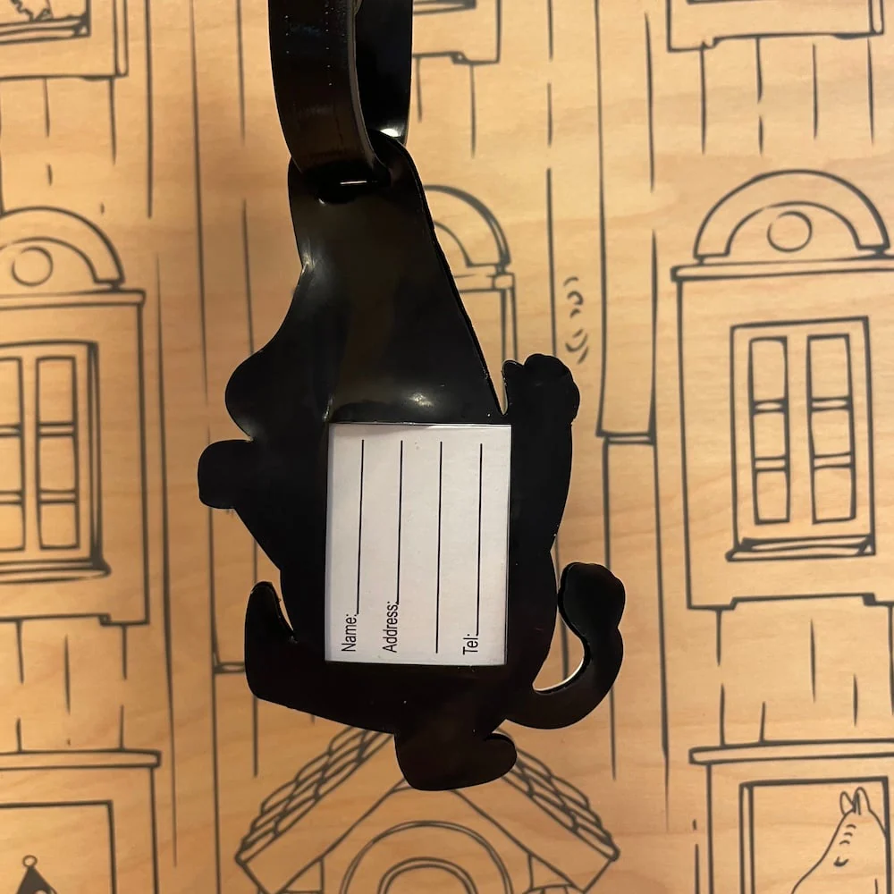 Moomintroll Luggage Tag White - Image 2
