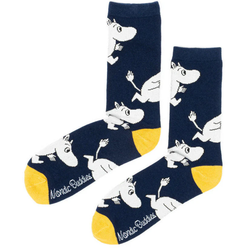 Moomintroll Running Socks 40-45 Blue