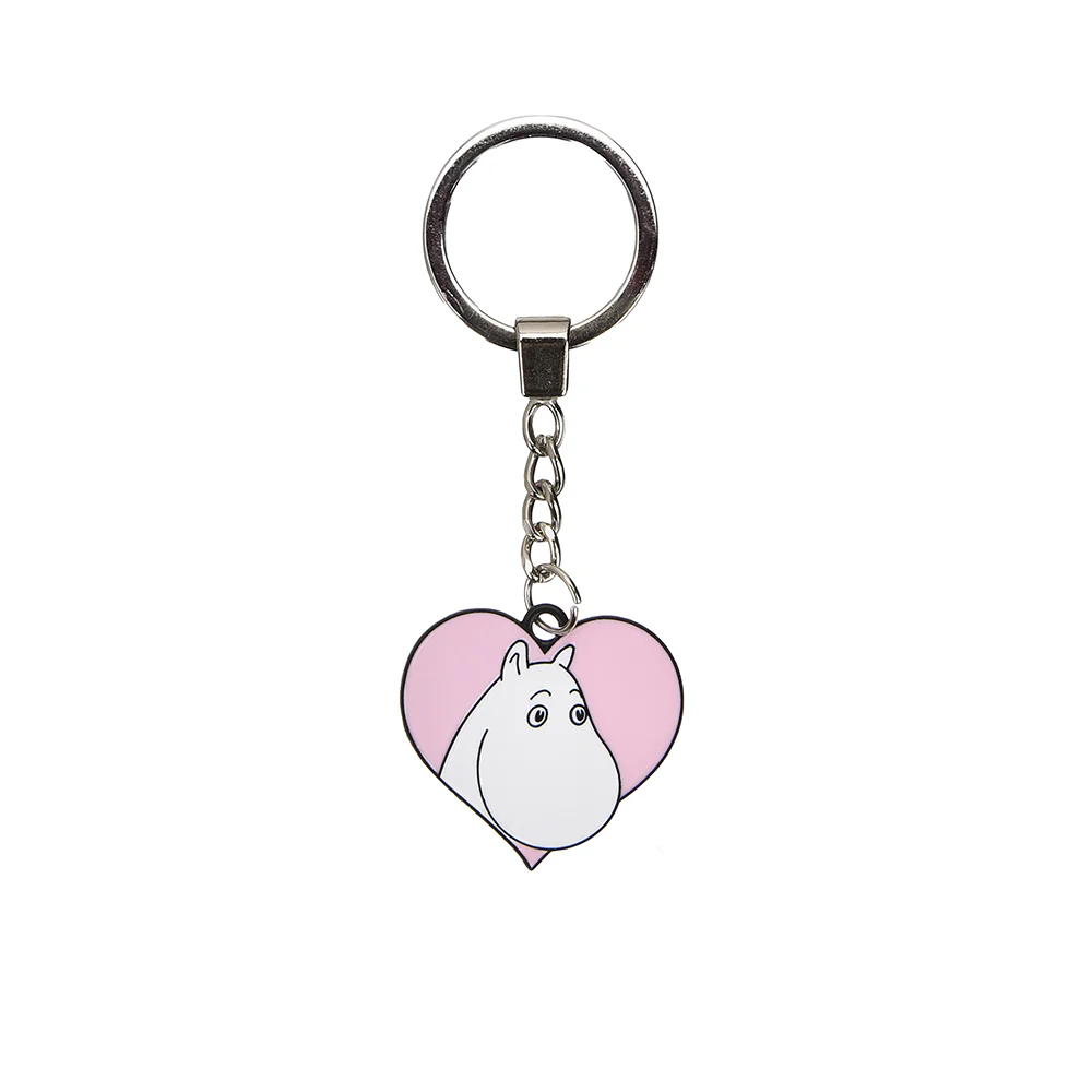 Moomintroll Love Metal Key Ring