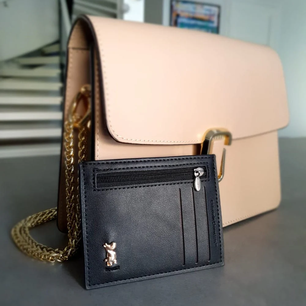Moomintroll Pocket Wallet Black - Image 3