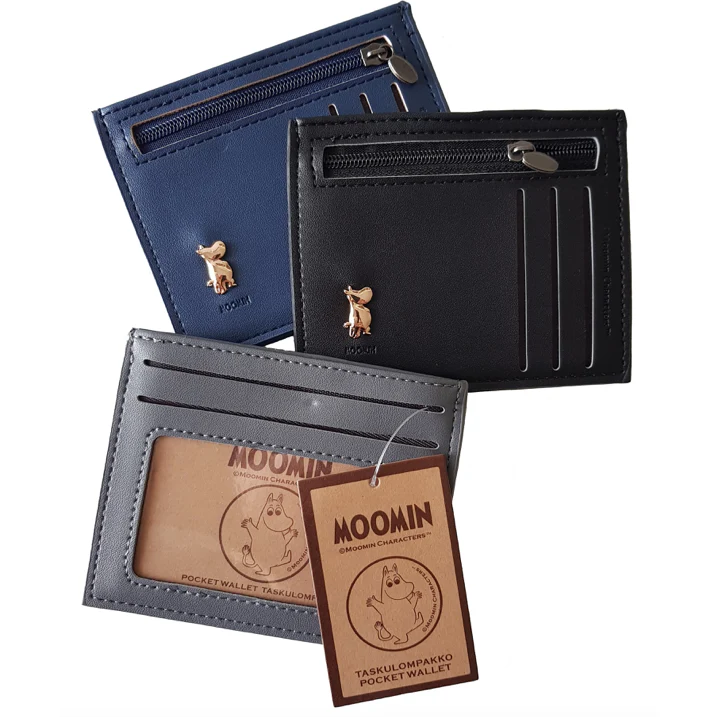 Moomintroll Pocket Wallet Blue - Image 2