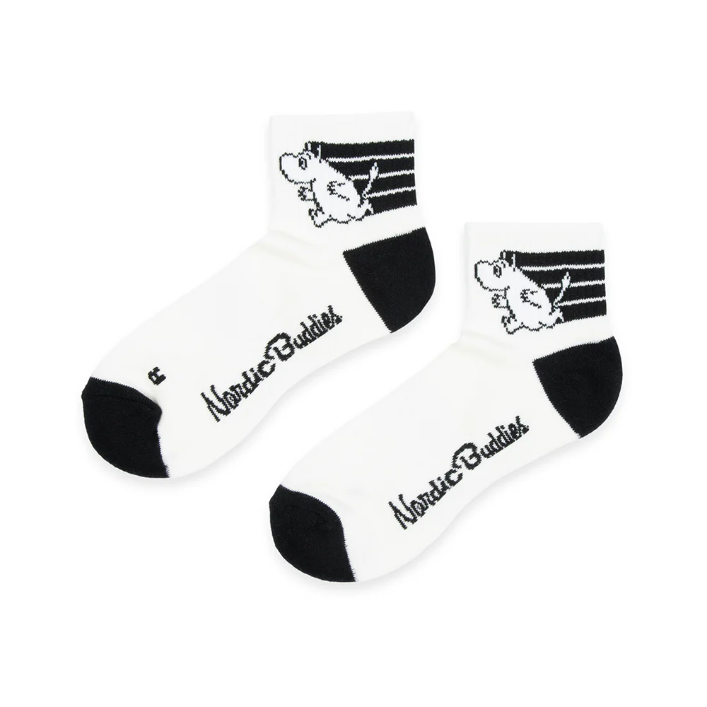 Moomintroll Retro Ankle Socks 36-42 White