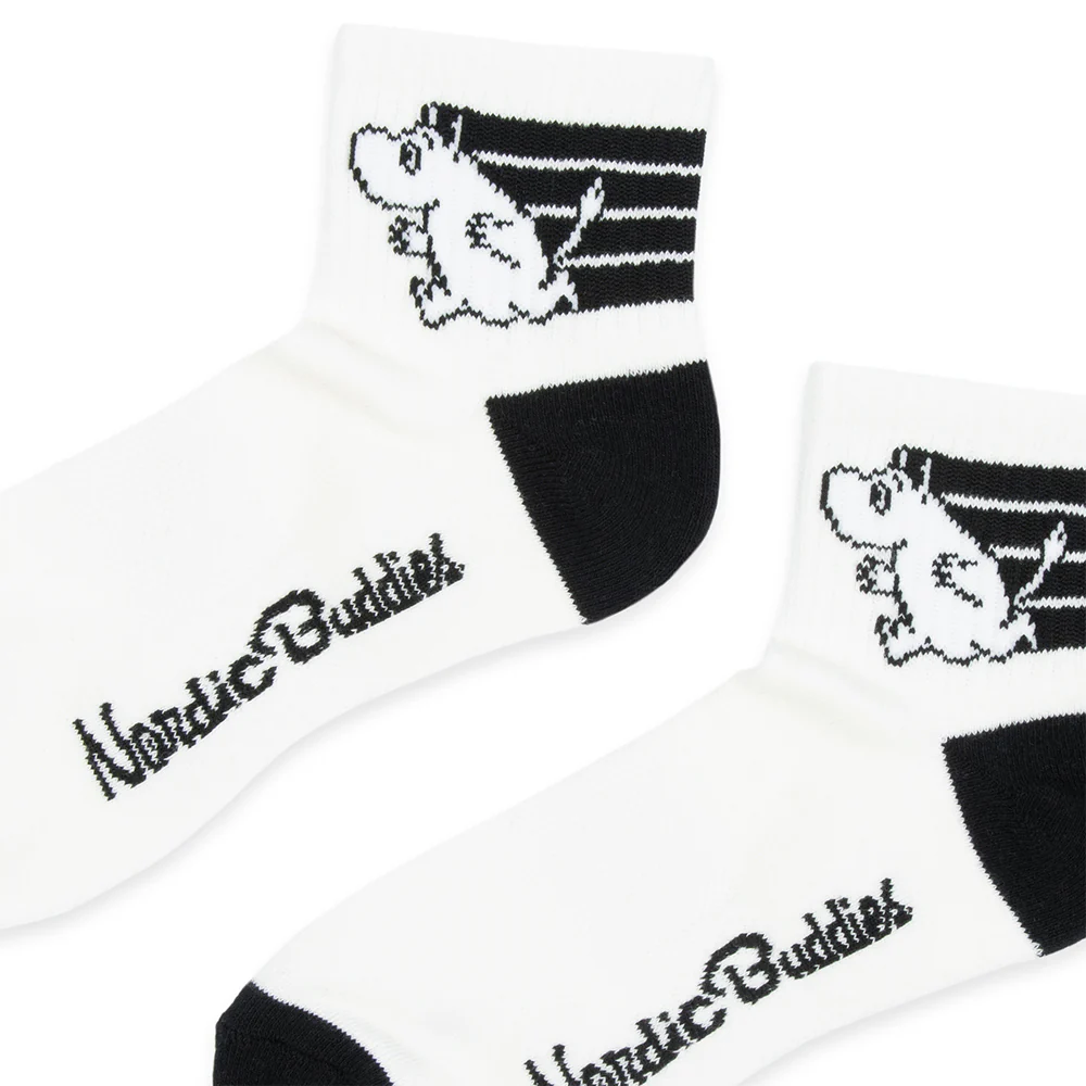 Moomintroll Retro Ankle Socks 36-42 White - Image 2