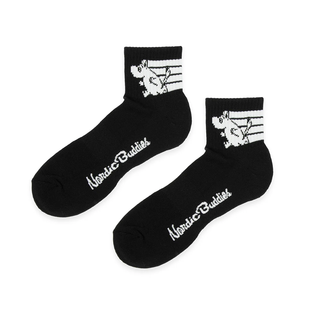 Moomintroll Retro Ankle Socks 40-45 Black