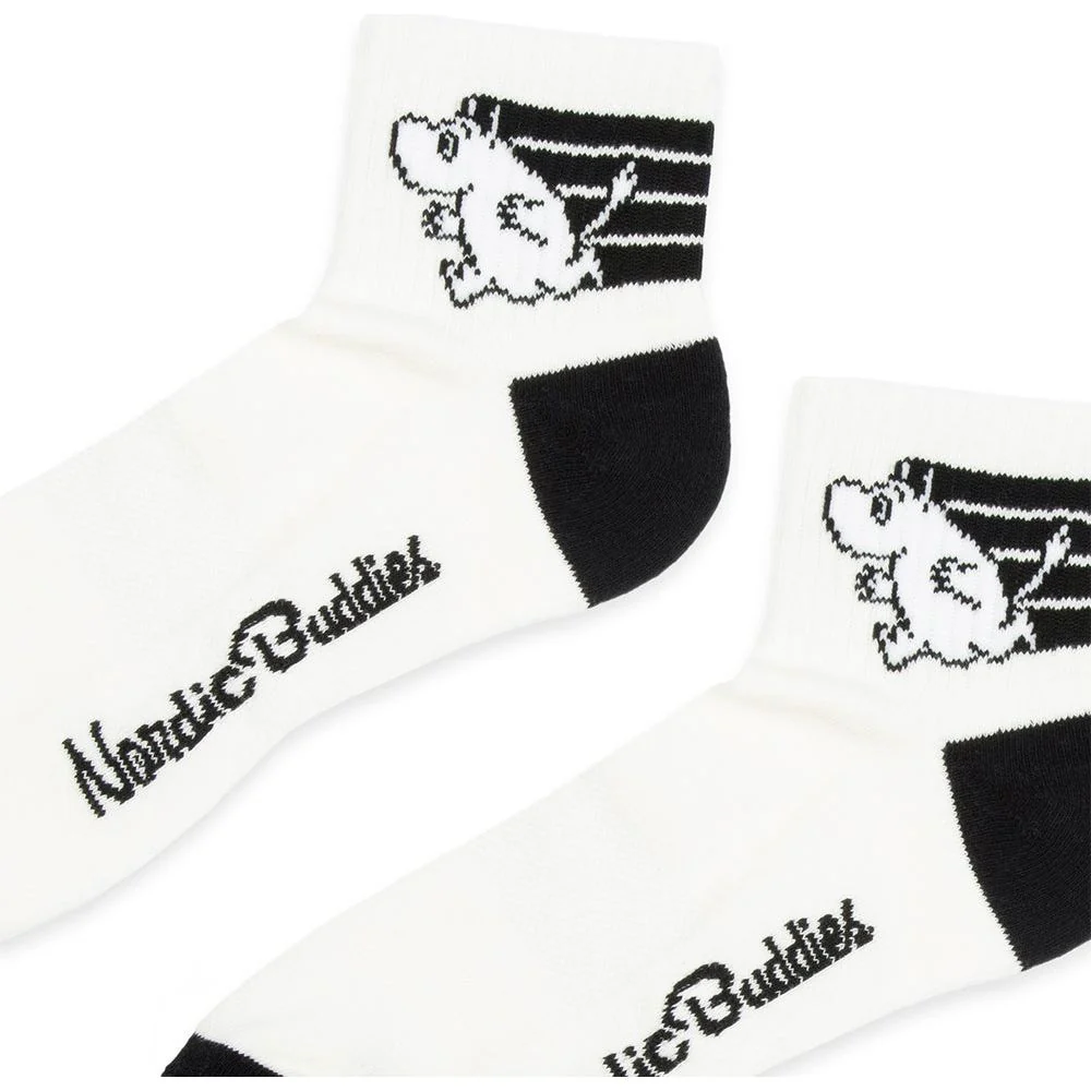 Moomintroll Retro Ankle Socks 40-45 White