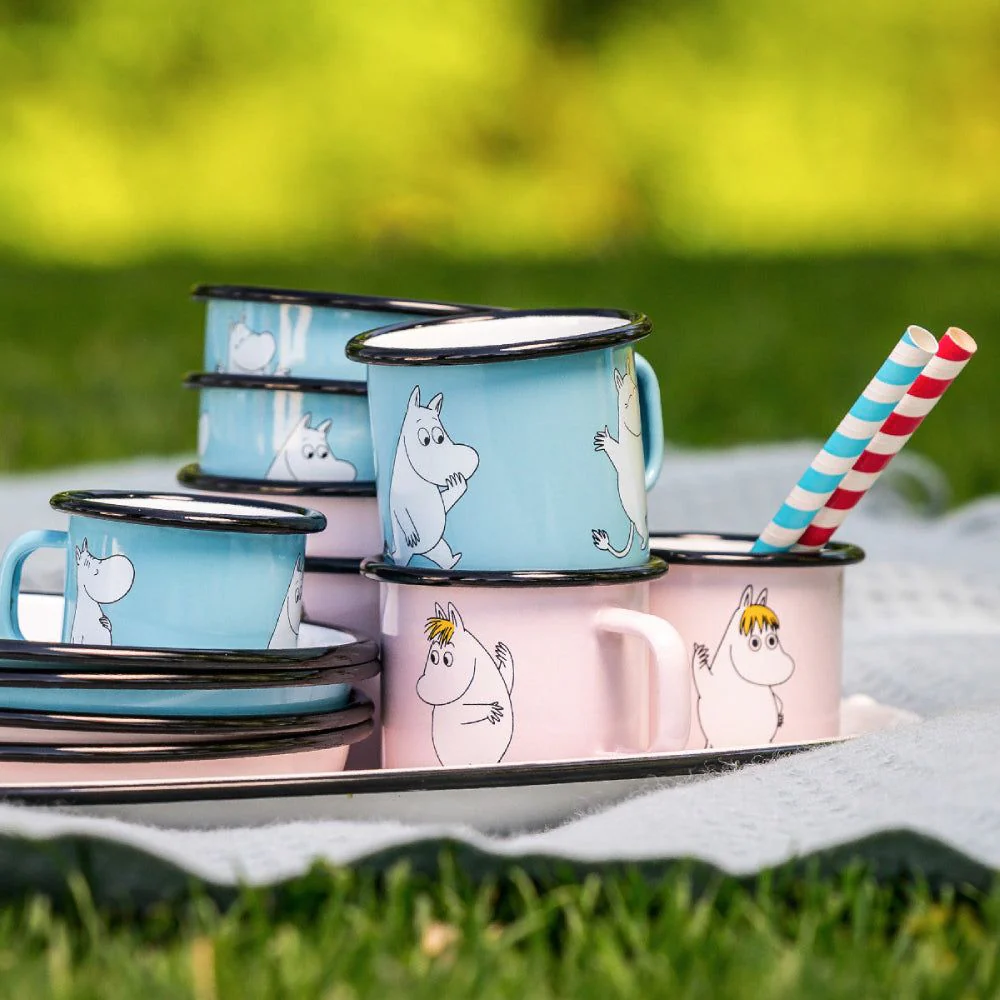 Moomintroll Retro Mug 2,5dl Blue - Image 6