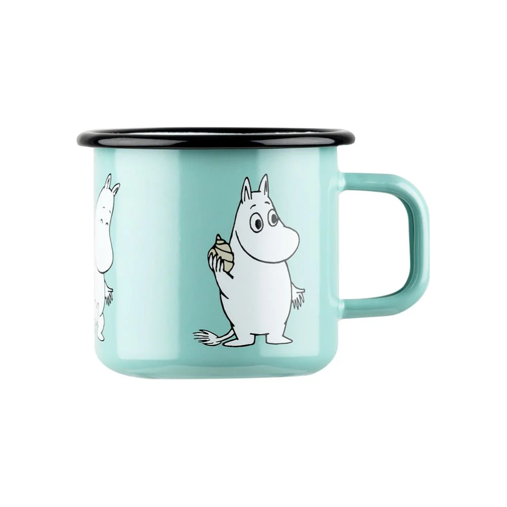 Moomintroll Retro Mug 3,7dl Blue - Image 2