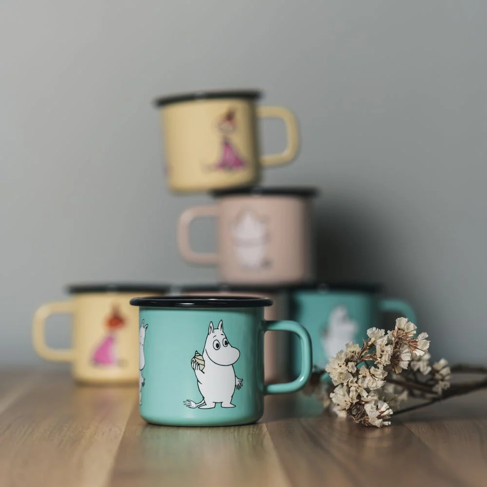 Moomintroll Retro Mug 3,7dl Blue - Image 5