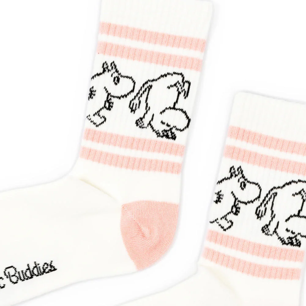 Moomintroll Retro Socks 36-42 Pink - Image 2