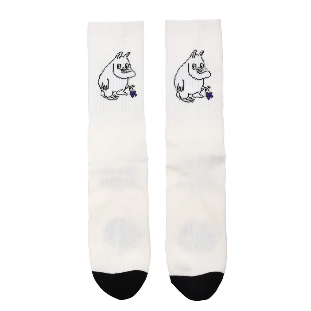 Moomintroll Retro Socks 40-45 B&W - Image 2