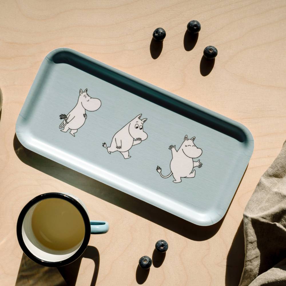 Moomintroll Retro Tray 27x13cm Blue