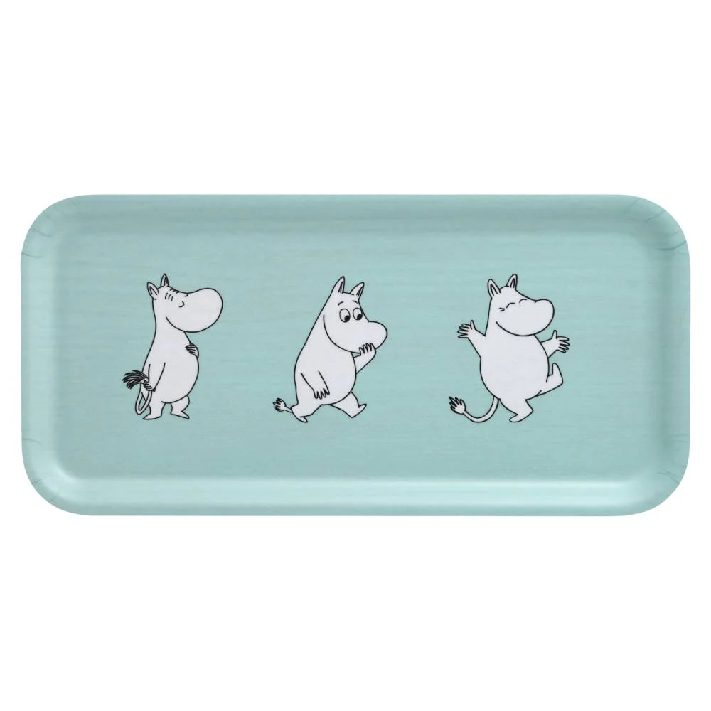 Moomintroll Retro Tray 27x13cm Blue - Image 2