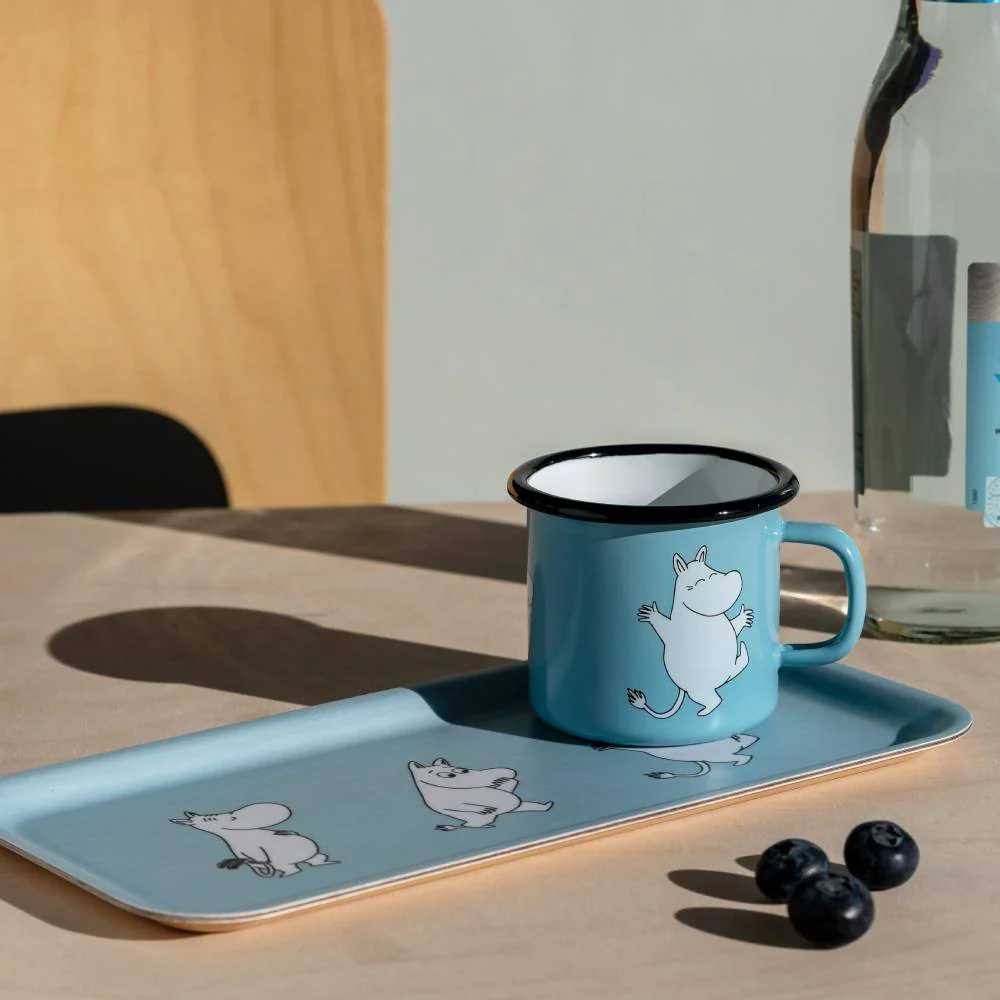 Moomintroll Retro Tray 27x13cm Blue - Image 4