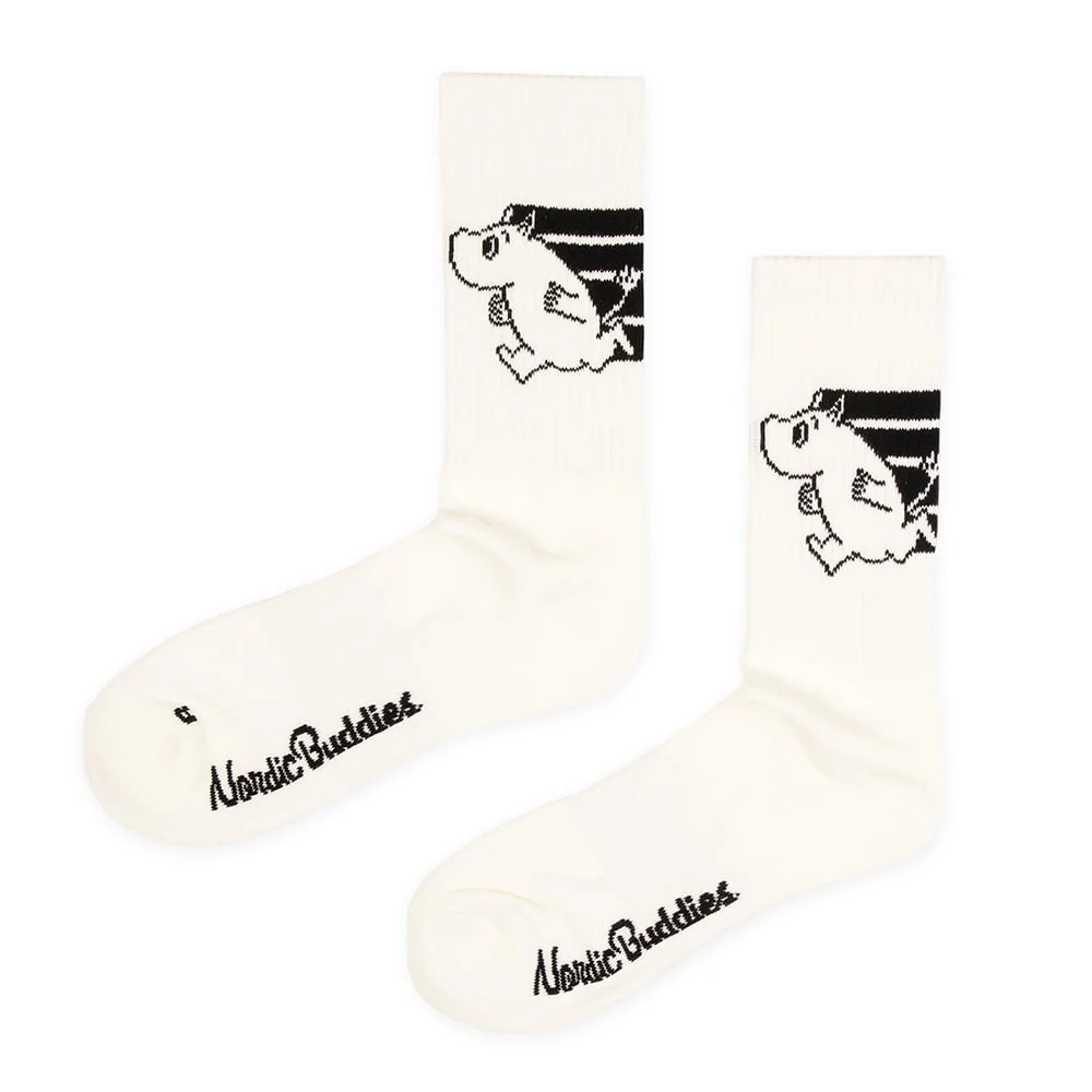 Moomintroll Running Sport Socks 40-45 White