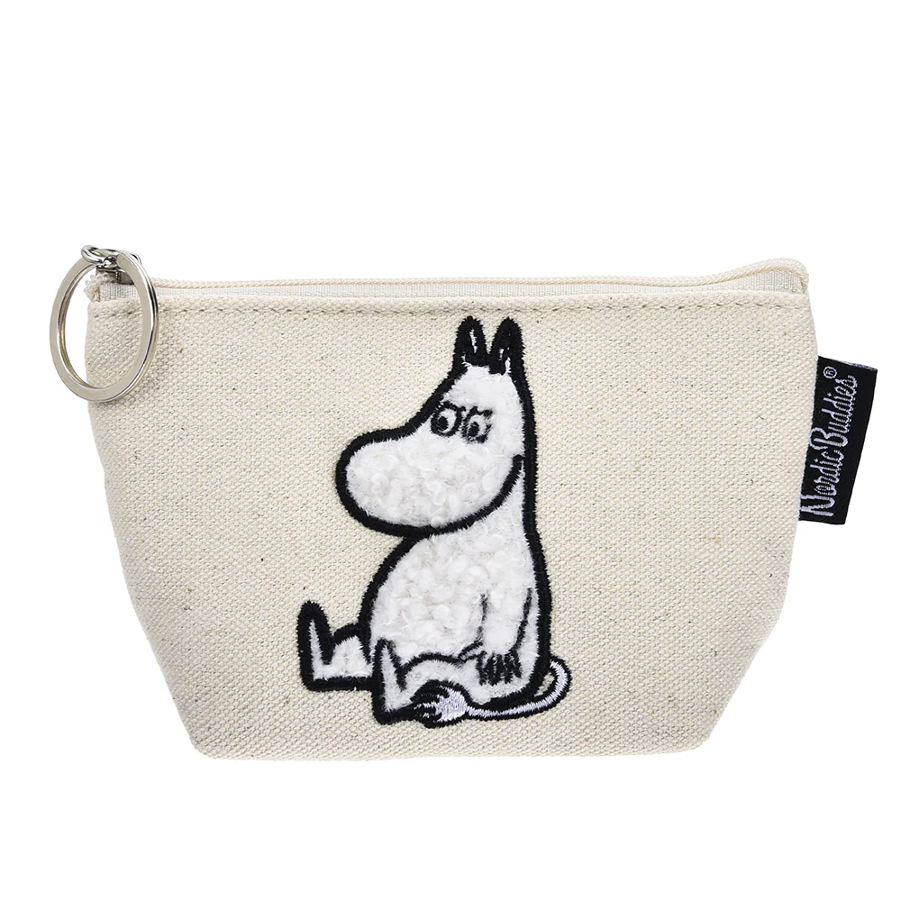 Moomintroll Sitting Coin Purse Beige