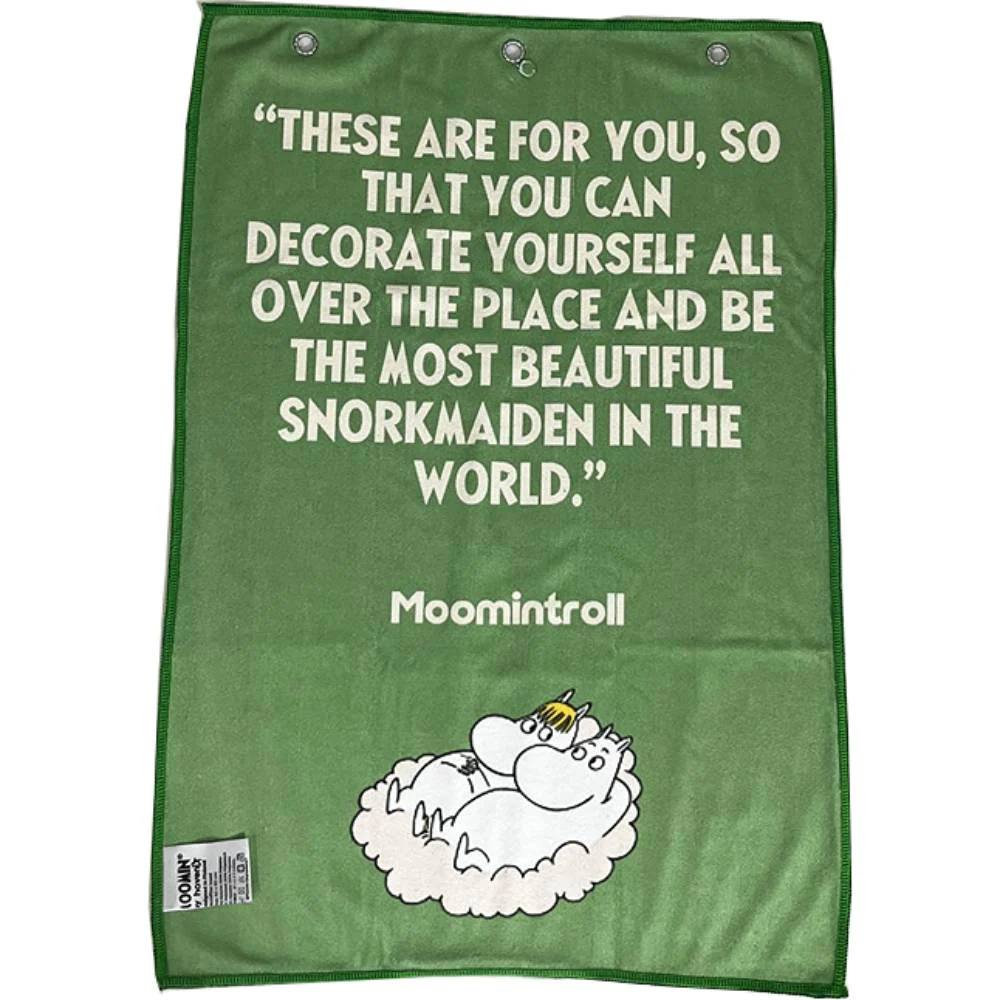 Moomintroll & Snorkmaiden Golf Towel - Image 2