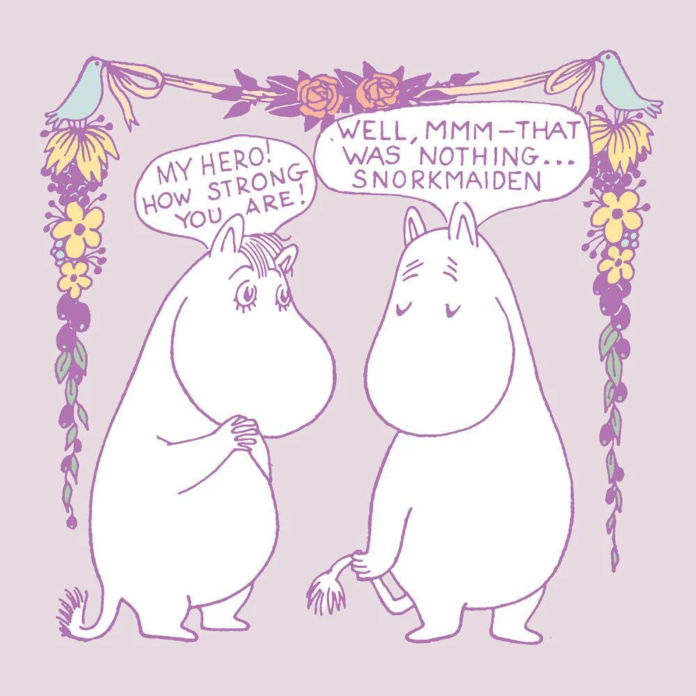 Moomintroll & Snorkmaiden Greeting Card