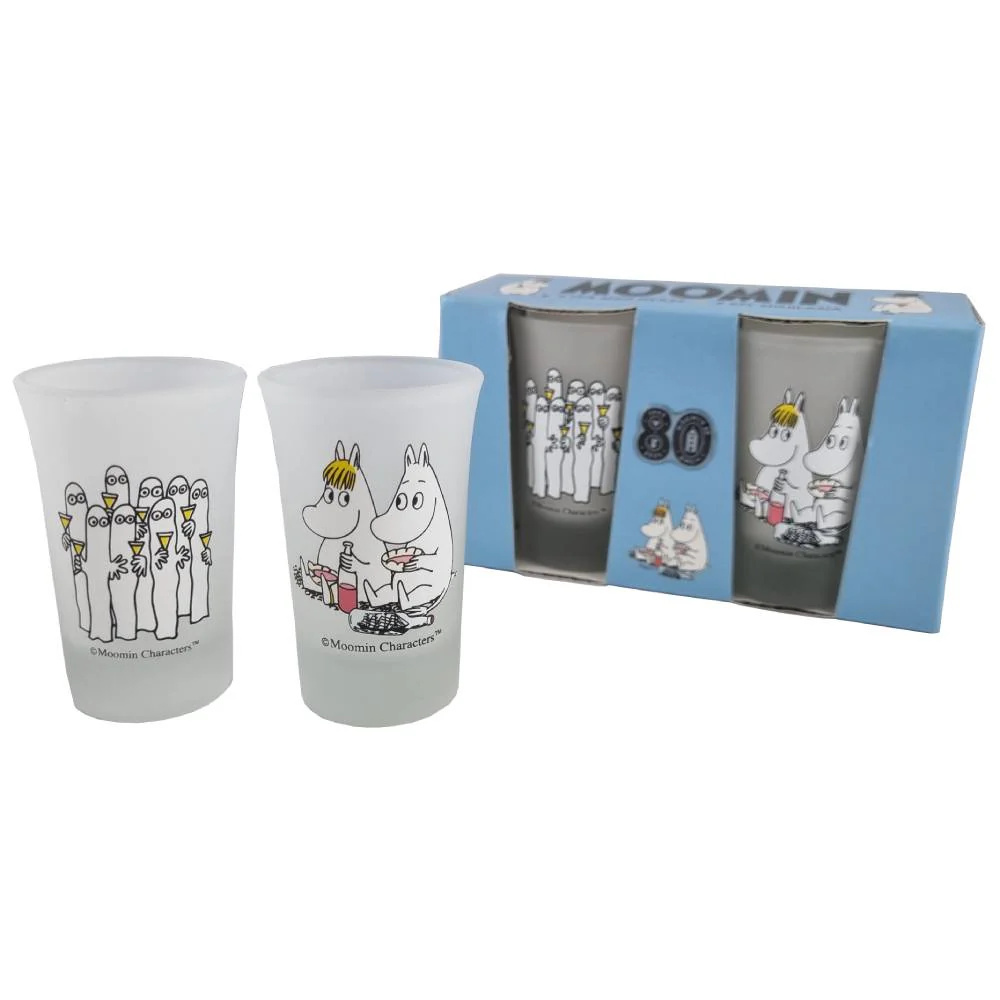 Moomintroll & Snorkmaiden & Hattifatteners Mini Tumbler 5cl 2-set - Image 3