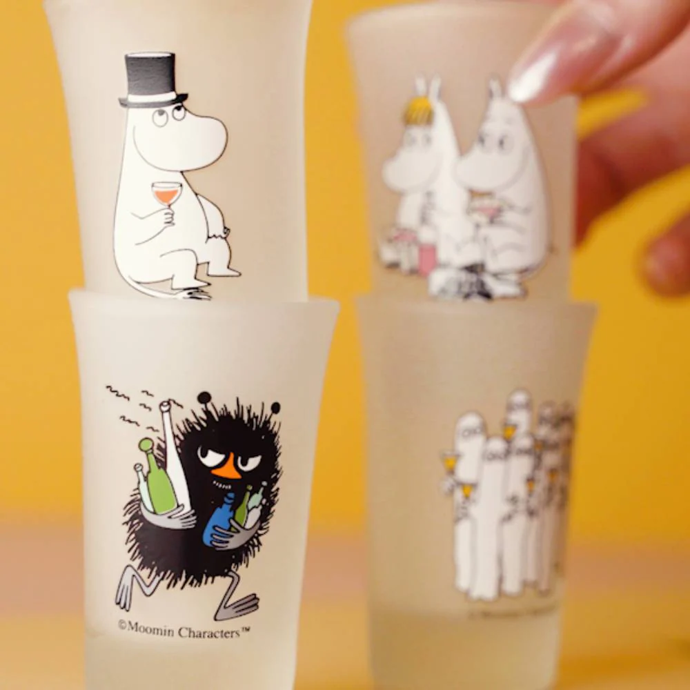 Moomintroll & Snorkmaiden & Hattifatteners Mini Tumbler 5cl 2-set - Image 9