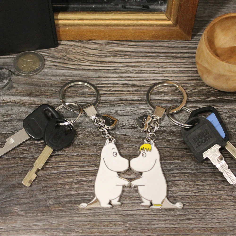 Moomintroll & Snorkmaiden Keyring 2pcs