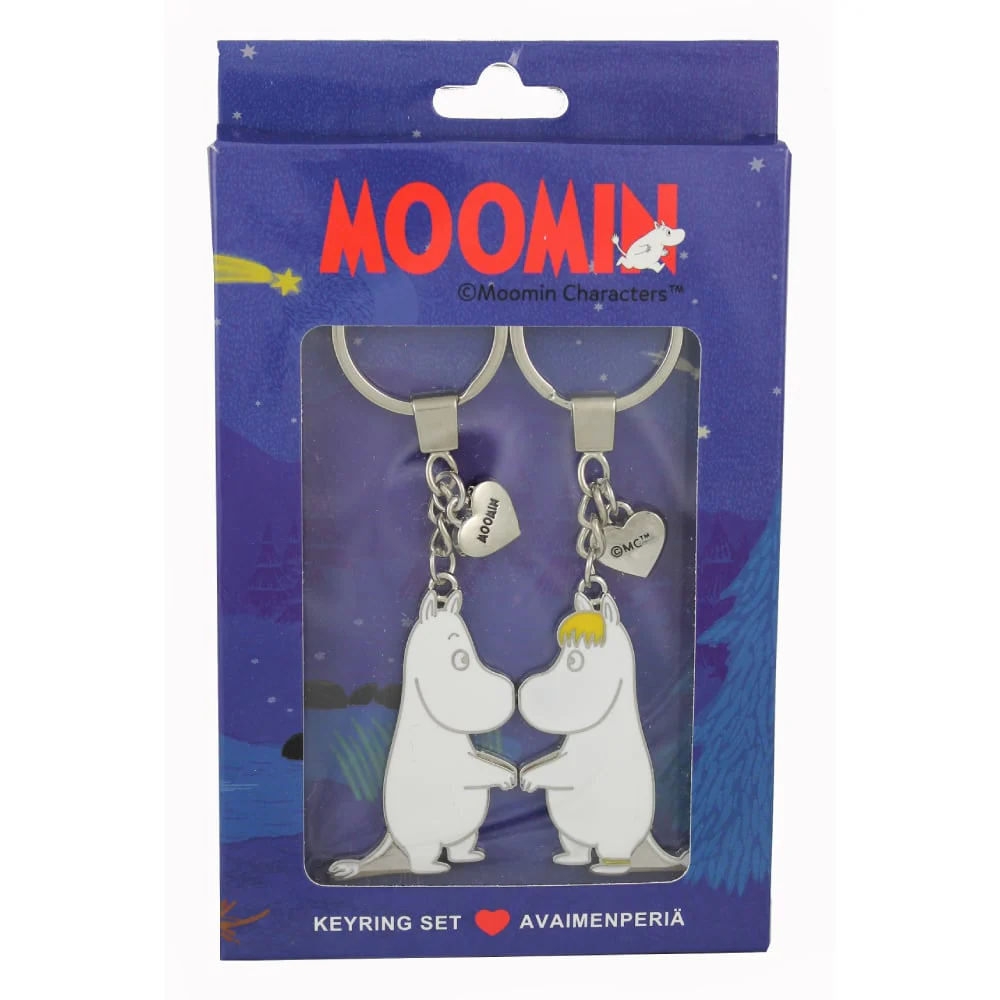 Moomintroll & Snorkmaiden Keyring 2pcs - Image 2
