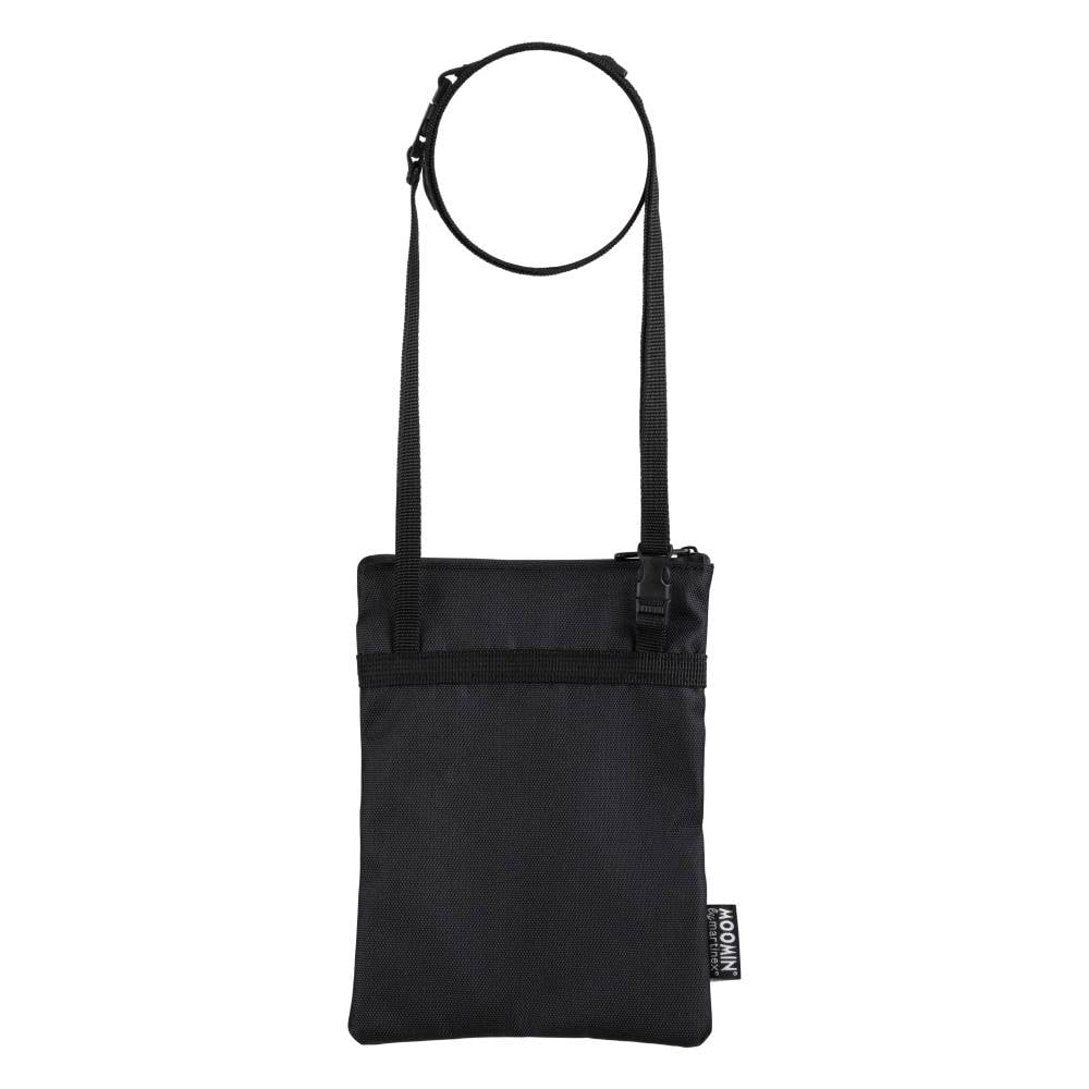 Moomintroll & Snorkmaiden Shoulder Pouch Black - Image 2