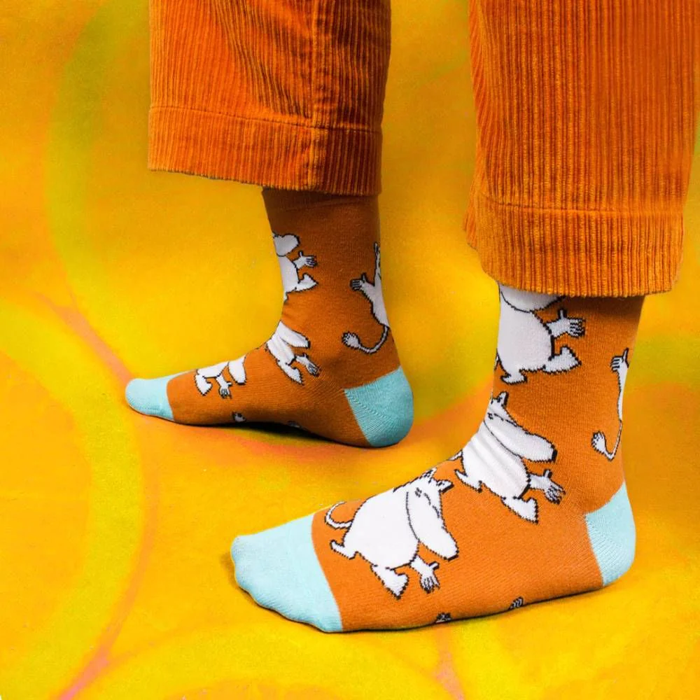 Moomintroll Happiness Socks 36-42 Brown