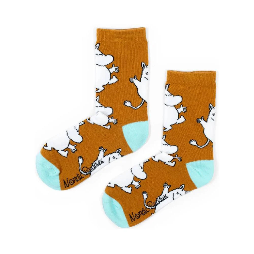 Moomintroll Happiness Socks 36-42 Brown - Image 2