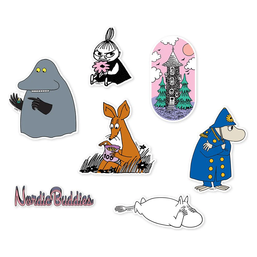 Moomintroll Stickers 6-set - Image 2