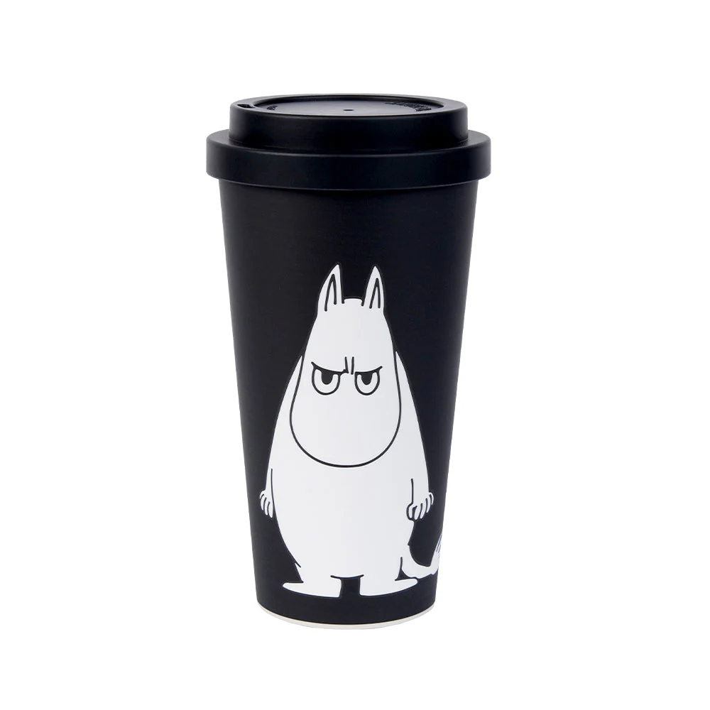 Moomintroll Angry Take-Away Mug Black
