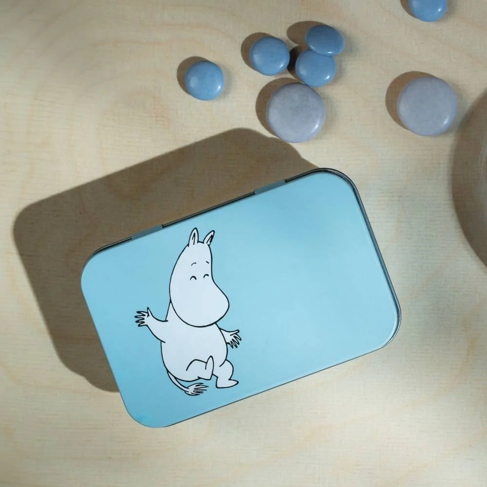 Moomintroll Retro Box 10x6,5cm Blue