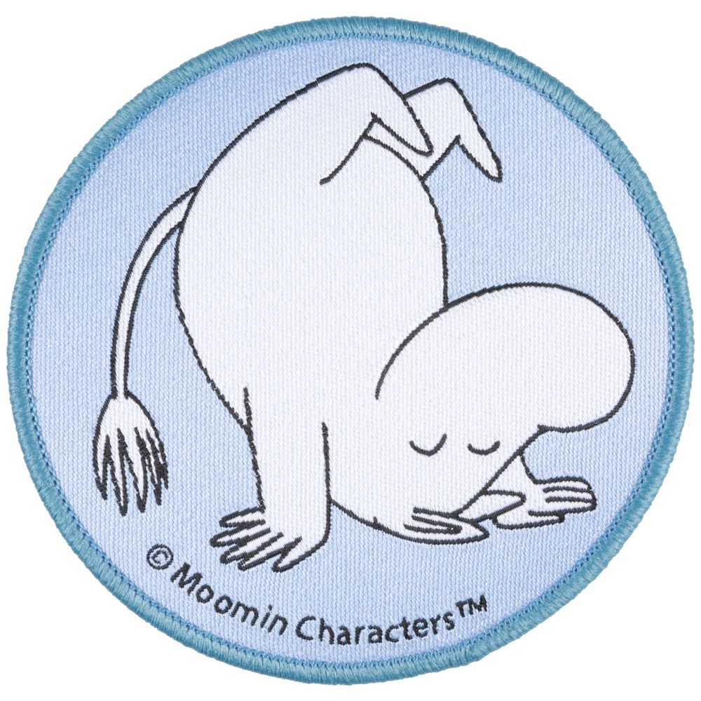 Moomintroll Upside Down Patch Blue