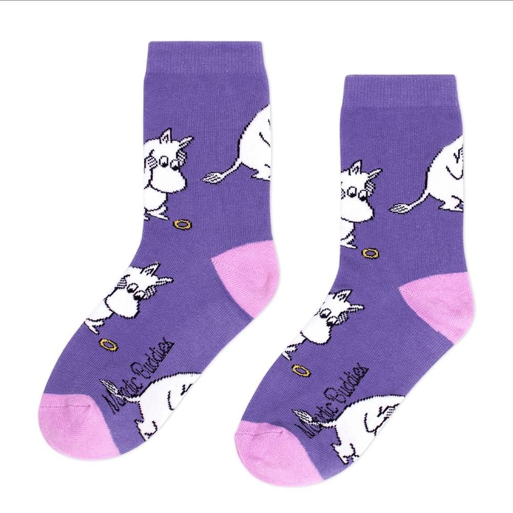 Moomintroll Wondering Socks Lilac 36-42 - Image 2