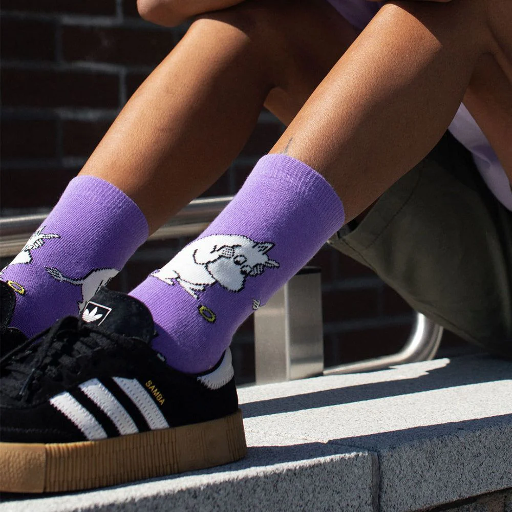 Moomintroll Wondering Socks Lilac 36-42 - Image 4