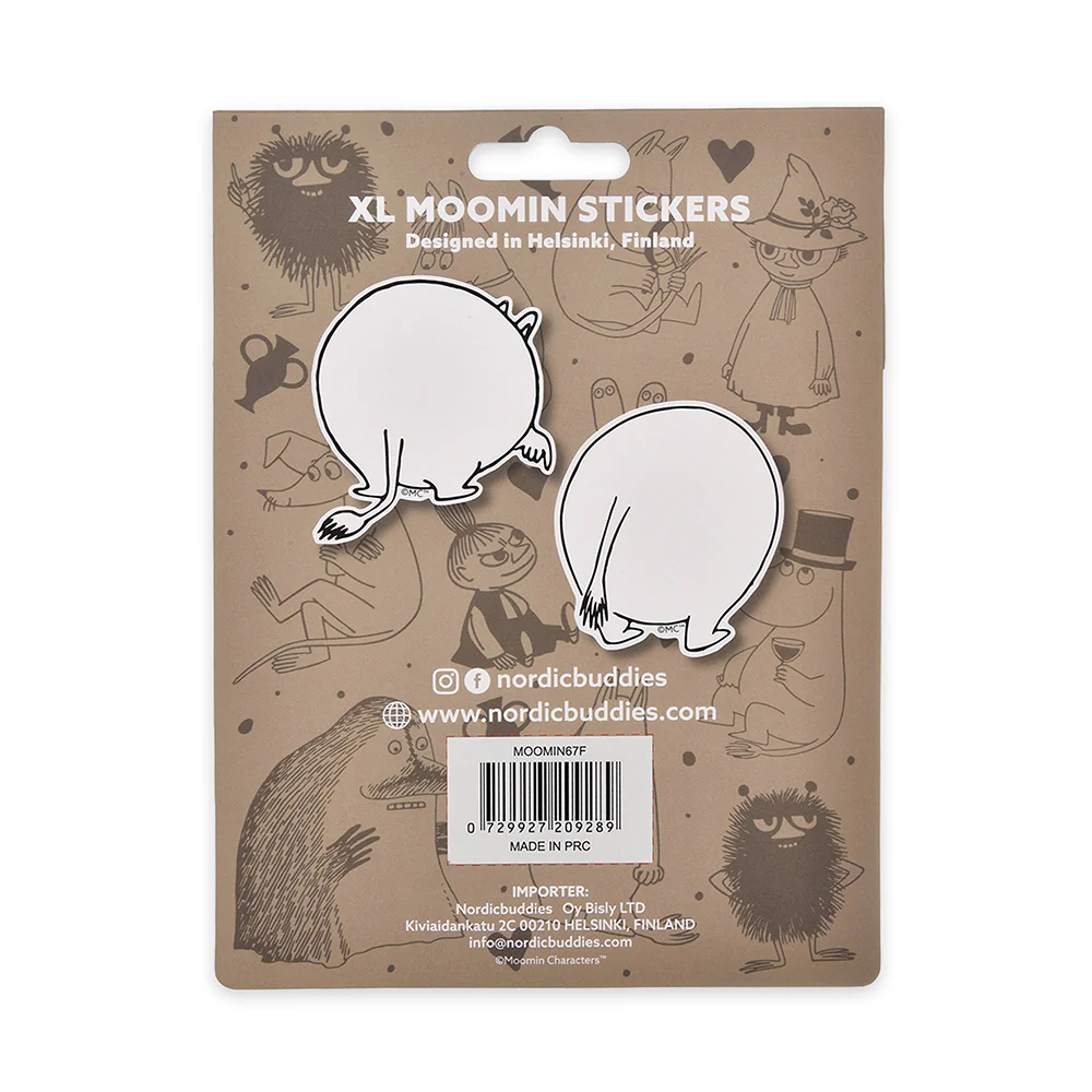 Moomintroll Butt XL Stickers 2-set - Image 2