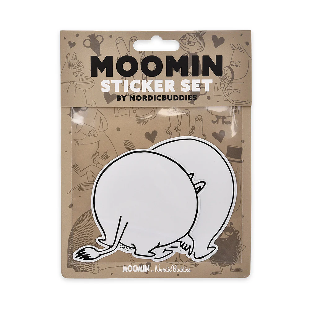 Moomintroll Butt XL Stickers 2-set - Image 3