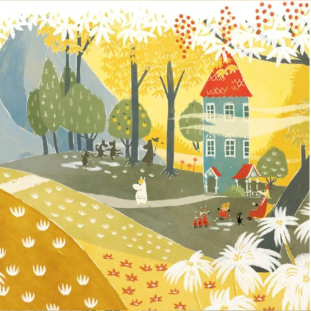 Moominvalley Greeting Card Square