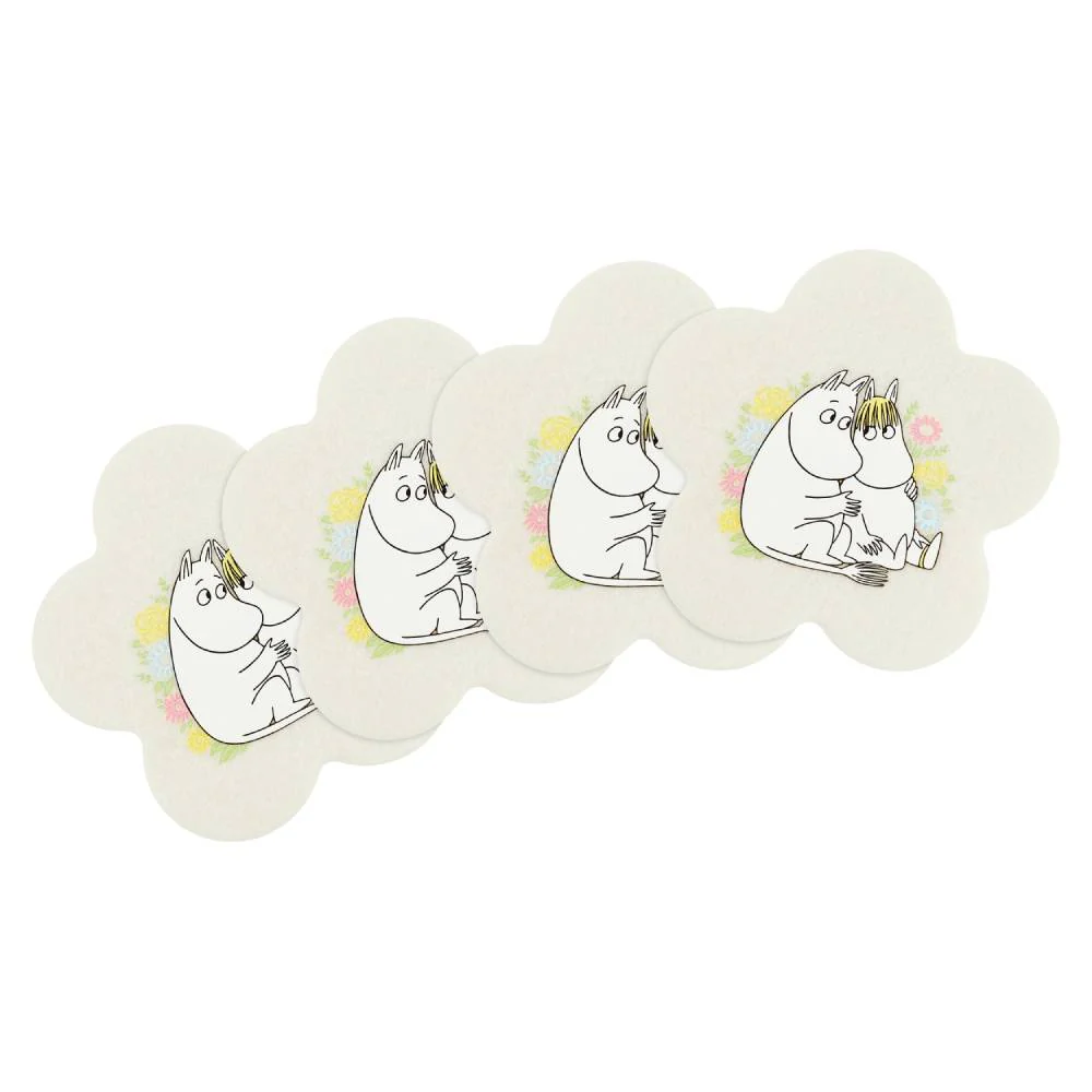 Moomin Flowers Mug & Coasters Bundle - Image 3