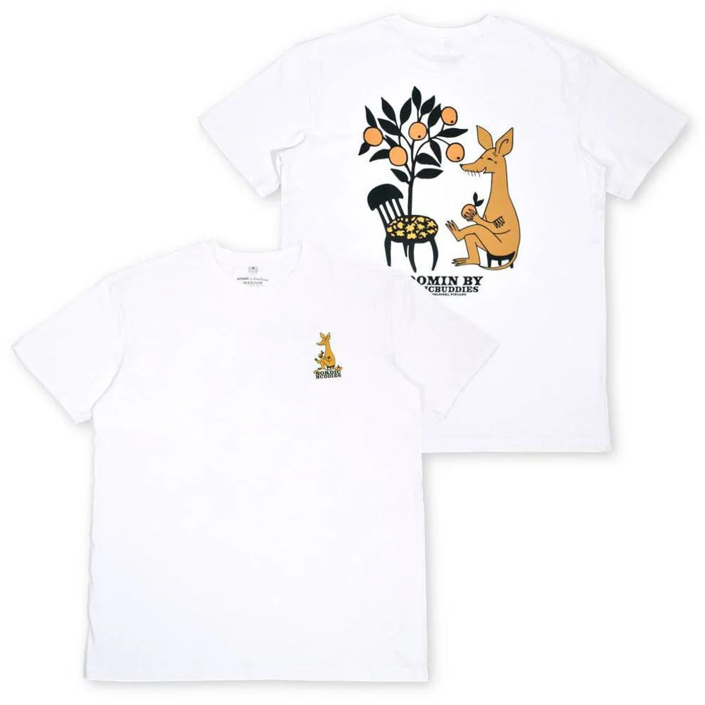 Sniff Orange Tree T-shirt White - Image 2
