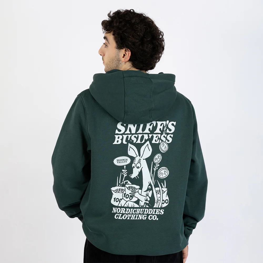 Sniff's Business Hoodie Darkgreen