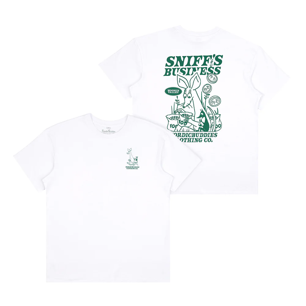 Sniff's Business T-shirt White - Image 2