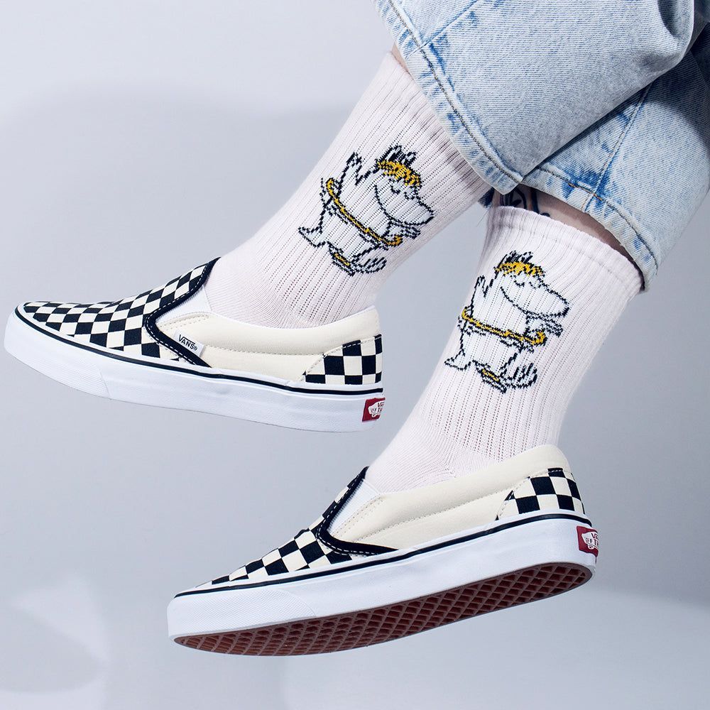 Snorkmaiden Dancing Retro Socks Light Pink 36-42 - Image 5