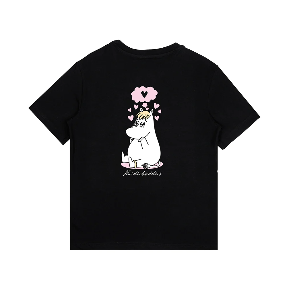 Snorkmaiden Love T-Shirt Black - Image 3