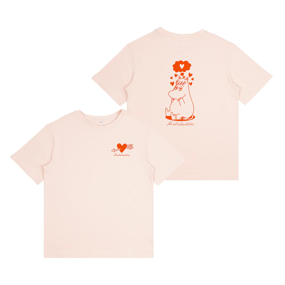 Snorkmaiden Love T-Shirt Pink - Image 4