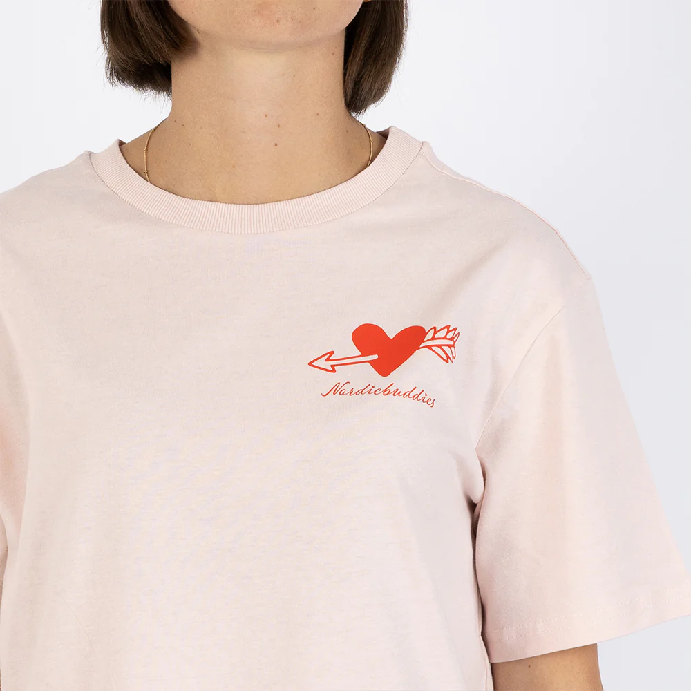Snorkmaiden Love T-Shirt Pink - Image 5